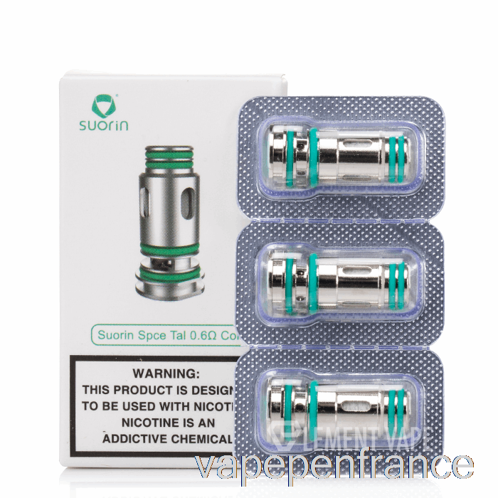 Bobines De Remplacement Suorin Spce Bobines De Maille 0,6ohm Stylo Vape